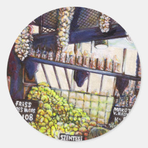 Sticker Rond Dimensions de curiosité