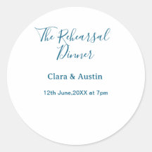 dîner de répétition la veille simple minimal m