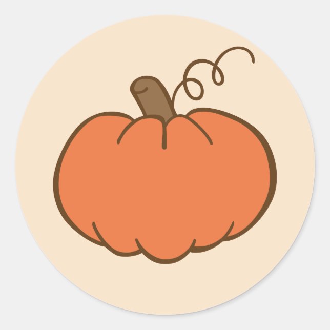 Sticker Rond Dîner Thanksgiving (Devant)