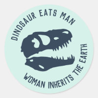 "Dinosaure Mange l'Homme, la Femme Hérite La Terre