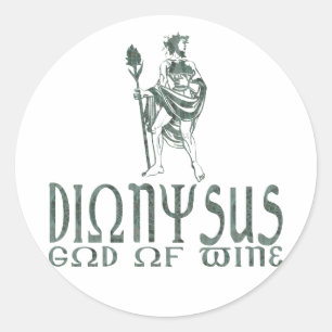 Sticker Rond Dionysus
