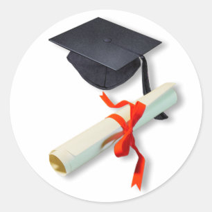 Sticker Rond Diplôme