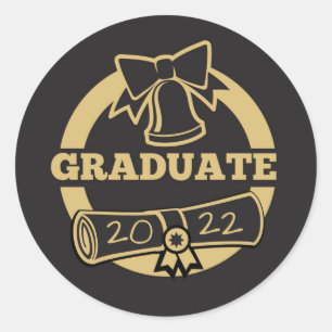 Sticker Rond Diplômé 2022