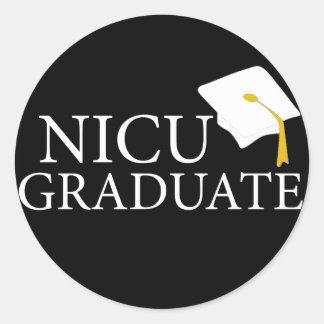 Sticker Rond Diplômé de NICU