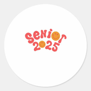 Sticker Rond Diplôme d'été de vacances 2025