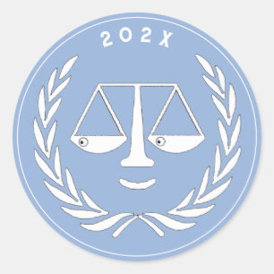 Sticker Rond Diplôme d'études de droit des avocats 2025