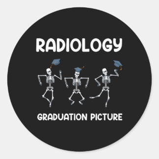 Sticker Rond Diplôme en radiologie Technologue en radiologie de