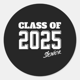 Sticker Rond Diplôme Supérieur Cl De 2025 College University Gr