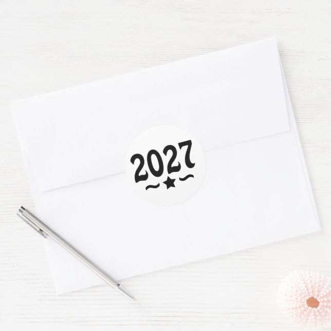 Sticker Rond Diplômés de la promotion 2027 (Enveloppe)