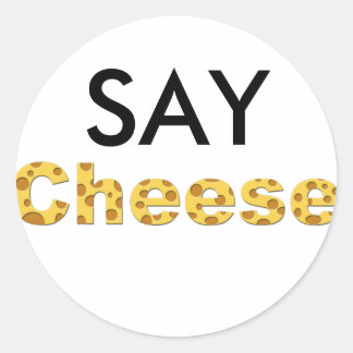 Sticker Rond dire fromage