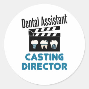 Sticker Rond Directeur - Casting adjoint dentaire