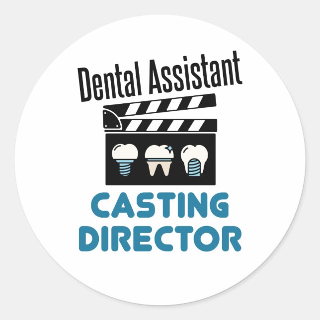 Sticker Rond Directeur - Casting adjoint dentaire (Devant)