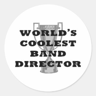 Sticker Rond Directeur de la bande Coolest