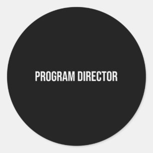 Sticker Rond Directeur de programme Santé mentale