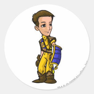 Sticker Rond Dirigibles Perdu Joueur d'état-major du désert