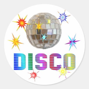 Sticker Rond Disco