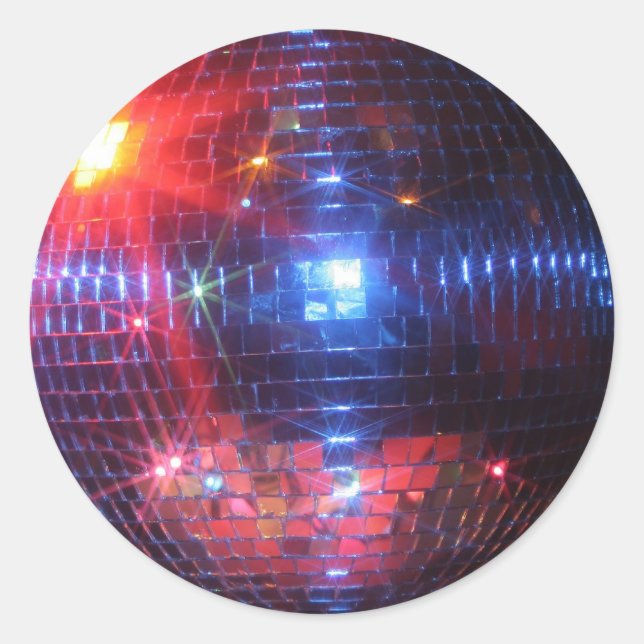 Sticker Rond Disco ball par laser (Devant)