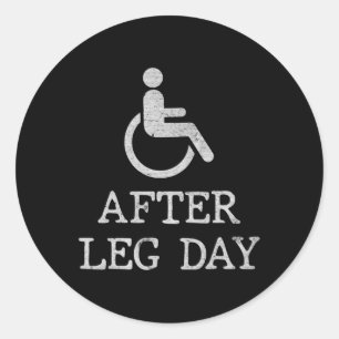 Sticker Rond Discours amusants pour les utilisateurs de fauteui