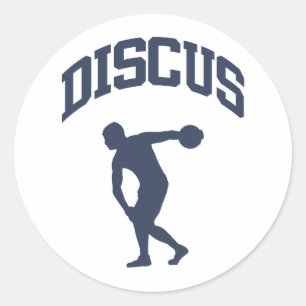 Sticker Rond Discus Thrower
