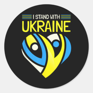 Sticker Rond Disons Non À La Guerre U