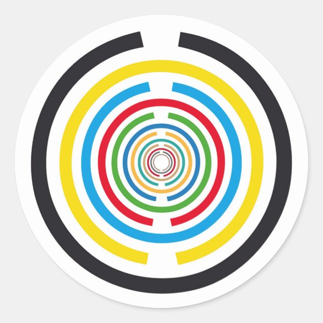 Sticker Rond Disque de vitalité Lakhovsky, antenne Tesla MWO, s (Devant)