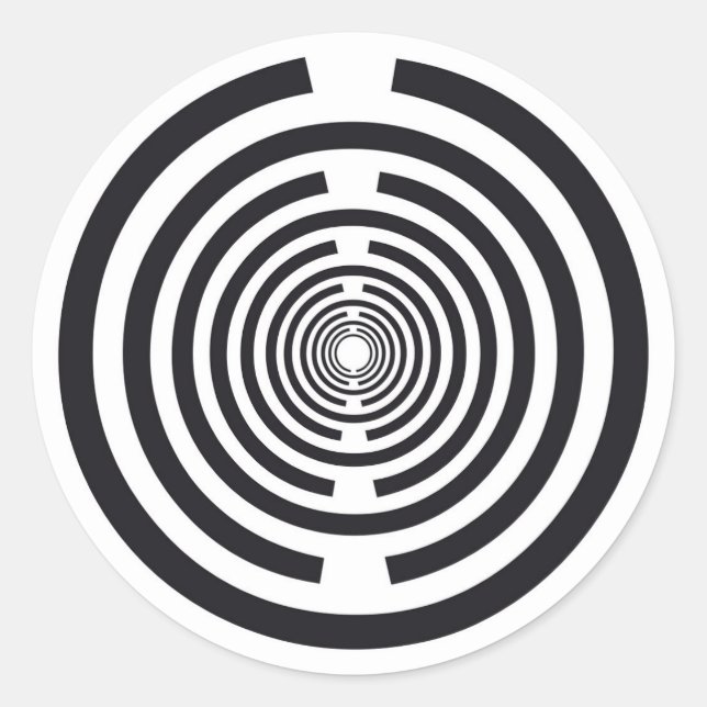 Sticker Rond Disque de vitalité Lakhovsky, antenne Tesla MWO, s (Devant)