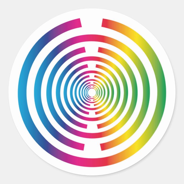 Sticker Rond Disque de vitalité Lakhovsky, antenne Tesla MWO, s (Devant)