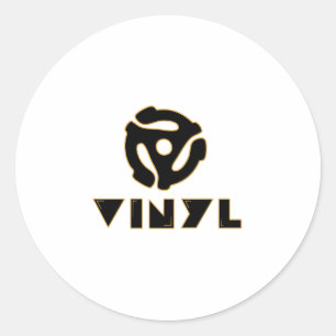 Sticker Rond disques vinyle