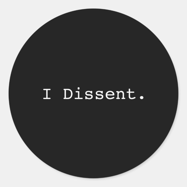 Sticker Rond Dissidence Pro Choice Feminist (Devant)