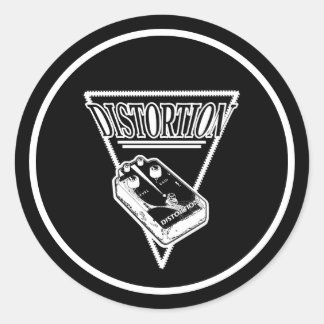 Sticker Rond Distortion
