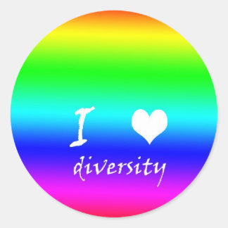 STICKER ROND DIVERSITÉ