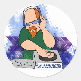 STICKER ROND DJ SC0OBIE