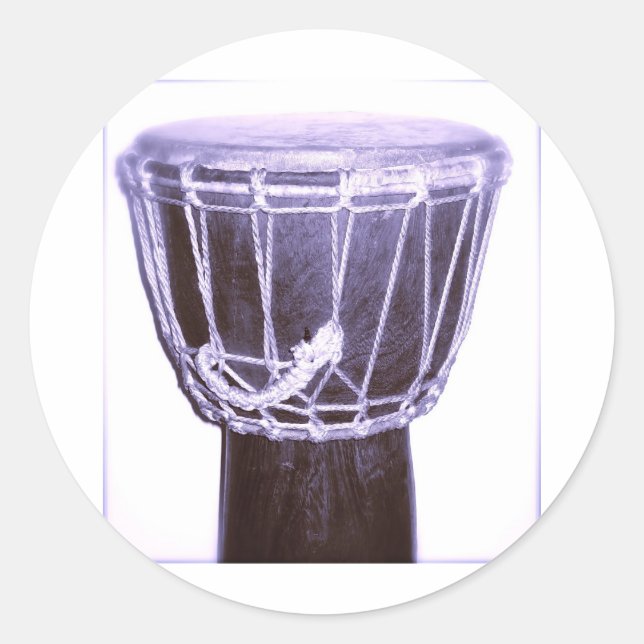 Sticker Rond Djembe (Devant)