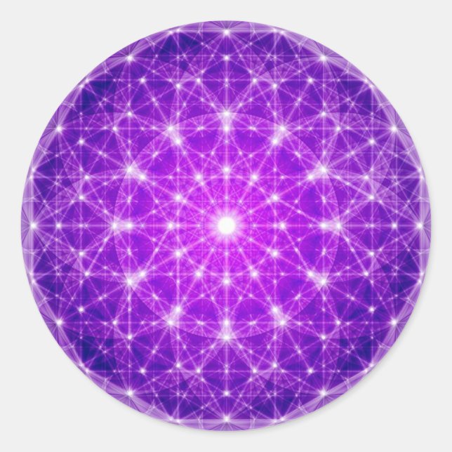 Sticker Rond D'Light Full Mandala (Devant)