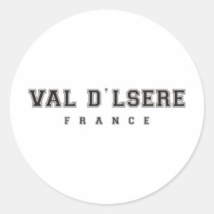 Sticker Rond Dlsere France de Val