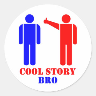 Sticker Rond Doctrine fraîche de Bro d'histoire