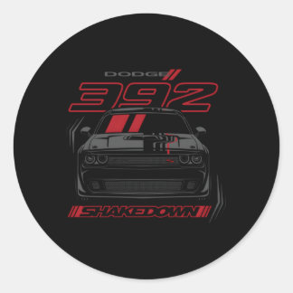 Sticker Rond Dodge Challenger 392 Shakedown Dernier Call