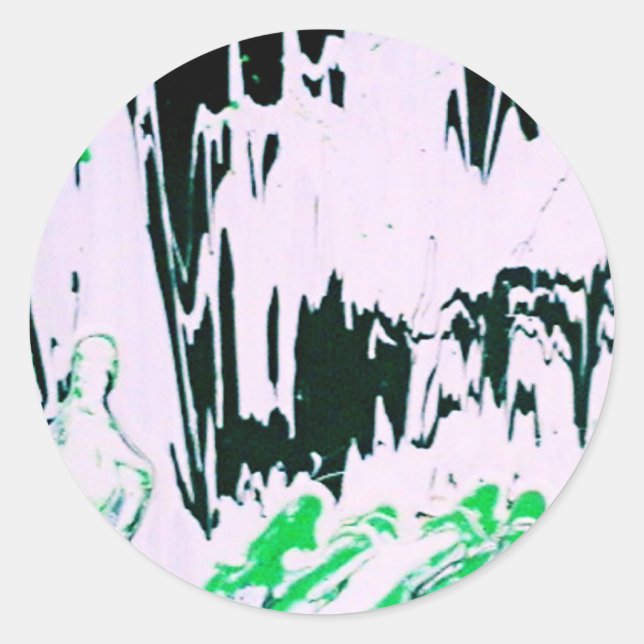 STICKER ROND DOG SLED (Devant)