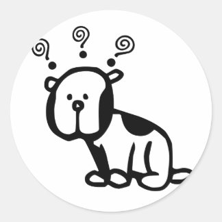 Sticker Rond Doggie