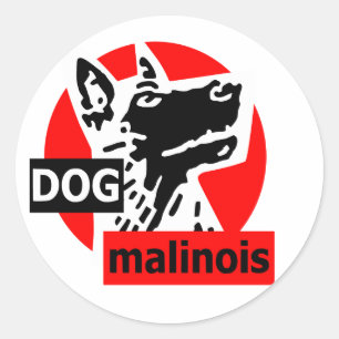 Sticker Rond dogma rouge