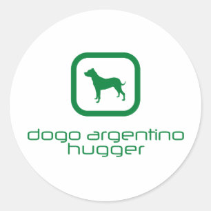 Sticker Rond Dogo Argentino