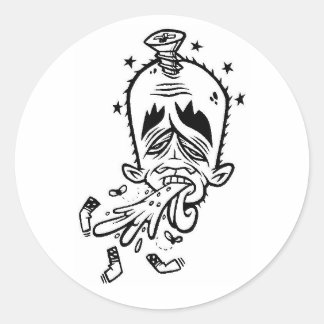 Sticker Rond dolla yok yak1