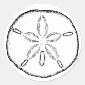 Sticker Rond dollar de sable