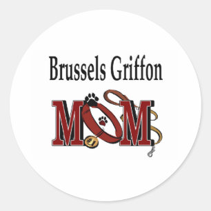 Sticker Rond DOM de Bruxelles Griffon
