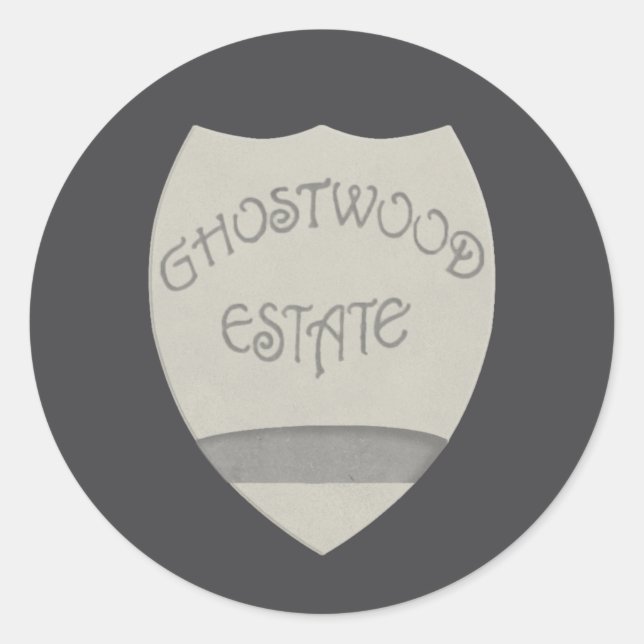 Sticker Rond Domaine de Ghostwood (Devant)