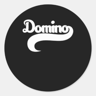 Sticker Rond Domino Player Dominoes Tiles Puzzler