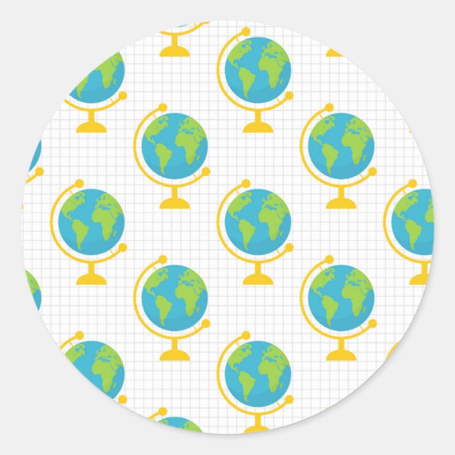 Sticker Rond Don de l'enseignant | L'Art De L'Enseignement (Devant)