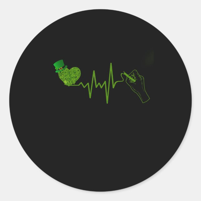 Sticker Rond Don de l'enseignant |L'Enseignant Écrit Une Chalk (Devant)