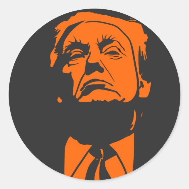 Sticker rond Don, Donald Trump (Devant)
