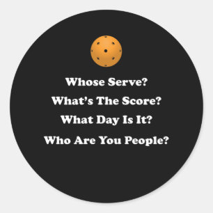 Sticker Rond Don Pickleball